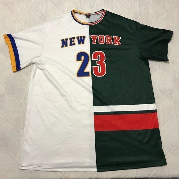 Shein New York 23‎ split shirt XL - Picture 1 of 4